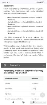 Solární podložka ohřev vody Intex 120 x 120 cm - 4