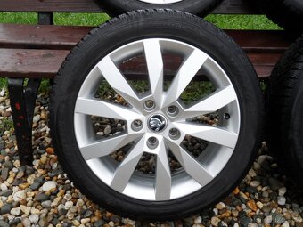 Alu kola Škoda Octavia+ Zimní Pneu 205/55/17 5x112 ET 48 - 4