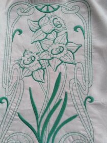 VELKÝ VYŠÍVANÝ POTRAVINOVÝ PYTEL NA PEČIVO I BYLINKY -IBIŠEK - 4