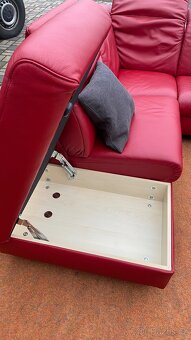 Kožená rohová souprava Himolla s Rodokmenem - 4