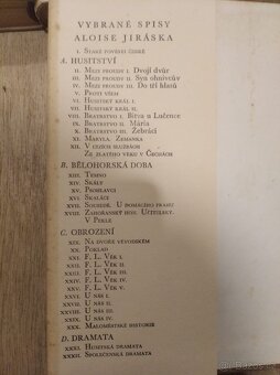 Knihy  Aloise Jiráska - 4