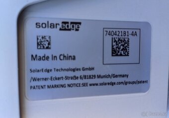 Střídaĉ SolarEdge  3kW - 4