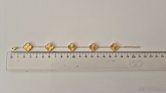 Zlatý náramek guilloché - 4