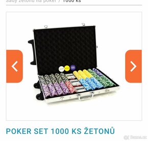 Poker set 1000ks žetony ultimate - 4