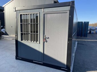 Mobilní buňka, skladový kontejner, 2 barvy, včetně elektro - 4