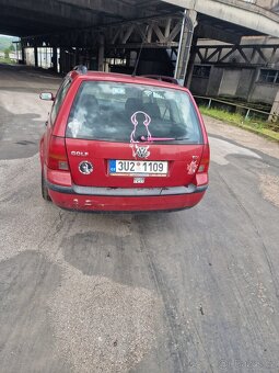 VW Golf 4 Variant, 1.9TDI 85kw benzín, r.v.2003 BEZ KOROZE - 4
