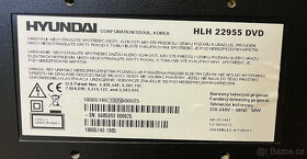 TV Hyundai LCD 22", DVD, DVB-T, DVD HLH 22955 - 4