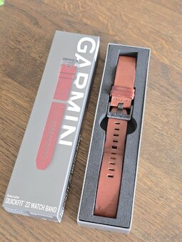 Garmin kožený quick fit řemínek 22mm - 4