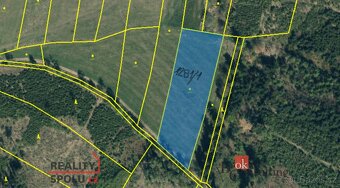 Prodej, pozemky/louka, 44551 m2, Miličín, Benešov [ID 76364] - 4
