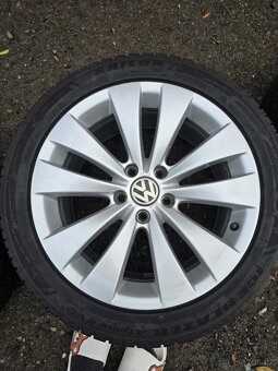 Prodám Alu kola 5x112 r17 s pneu - 4