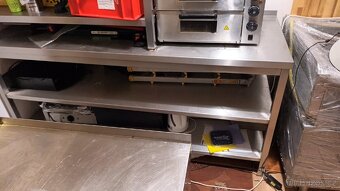 Gastro plynové sporák, chladící stůl, nerezove stůl - 4