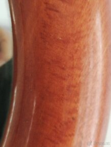 Starožitné dřevěné kruhové zrcadlo na stěnu - 4