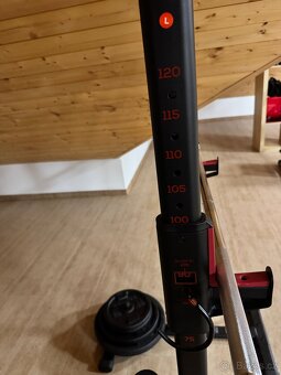 Domyos bench + rack + osa + 80 kg závaží - 4