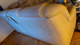 Kožená sedací souprava do U - 4