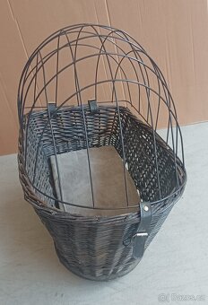 Trixie proutěný koš s nosičem na sedlovku, koš na psa, nosič - 4