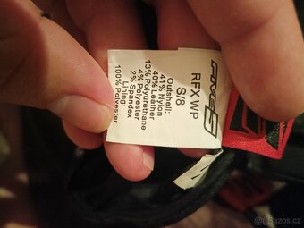 Motorkářské rukavice FIVE RFX WP – černé - 4