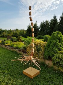 Dřevěná socha - páteř stromu - 4