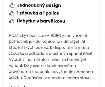 Noční stolek - 4