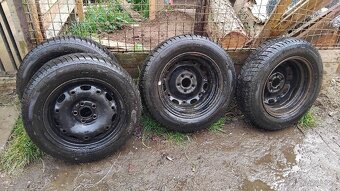 Barum Polaris 165/70 R14 T zimní pneu + plecháče – TOP stav - 4