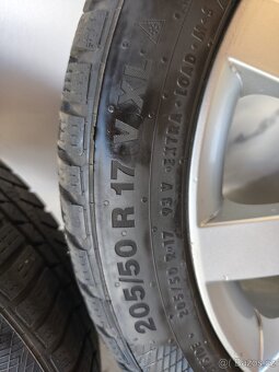 Alu kola 17 Octavia 4 + zimní pneu - 4