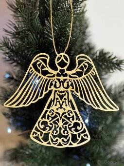 Vánoční dekorace - andílci - 4