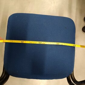 kancelařska židle tmavě modrá - 4