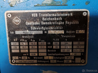Svářečka DDR    CO2    TRAFO - 4