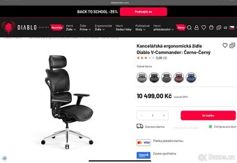 Kancelářská židle Diablo V Commander - 4