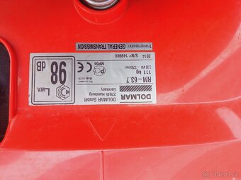 Zahradní traktůrek Dolmar Rm 63. 7 - 4