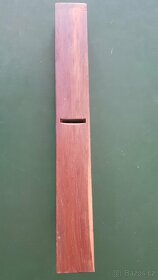 Dřevěný hoblík 650x80x75mm, nože Goldenberg, 130 let starý - 4