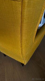 Křeslo Ušák Ikea Strandmon Horčice - 4