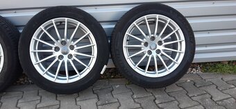 Alu kola 5x112 r17 originál Audi a5 letní pneu - 4