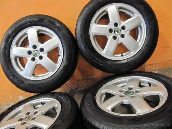 Alu Škoda R15 + 195/65/15 - 4