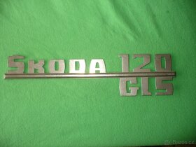nápis Škoda 120 GLS - 4