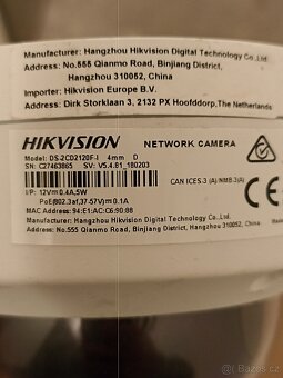IP kamera Hikvision venkovní bublina - 4