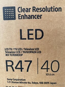 Prodám televizi SONY KDL- 40R474A - 4