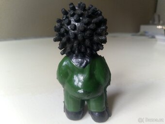 Retro gumová figurka - ježek - 4