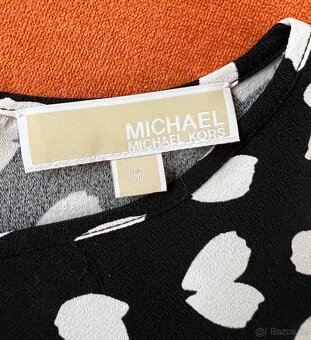 MICHAEL KORS – černo-bílé šaty s volánkem | původní cena 6 8 - 4