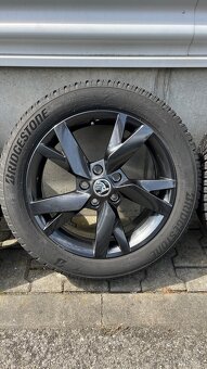 Alu kola 5x112 R17 Škoda Octavia IV Zimni pneu 205/55/17 - 4