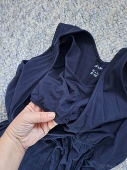 2Esmara - 2ks Modré těhotenské a kojící šaty vel.L - 4