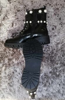 nové kotníkové workery, polokozačky, vel. 38 a 40 - 4