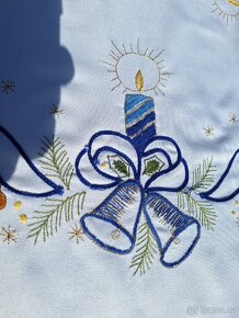 NÁDHERNÝ LUXUSNÍ SVÁTEČNÍ UBRUS vel.85cm/85cm - 4