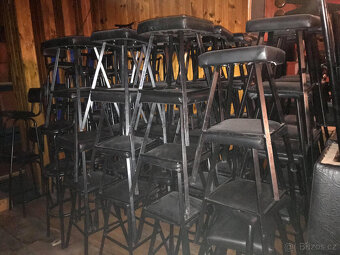 Barová židle bez opěradla - 4