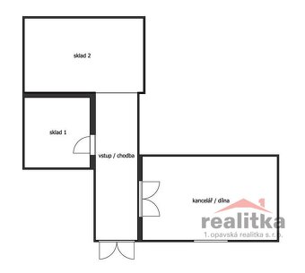 Pronájem skladových a kancelářských prostor, od 30 m2 do 100 - 4