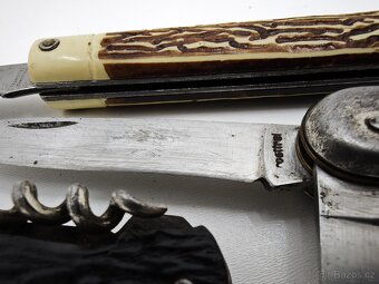 3x starý lovecký nůž. - 4