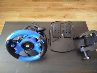 Herní volant SEABORG 350 s řadící pákou a pedály - 4