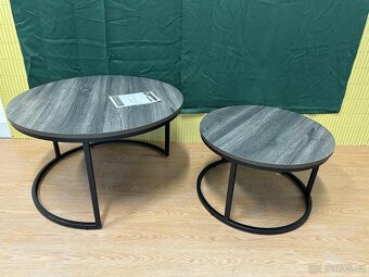 Konferenční stolky – sada 2 ks - 4