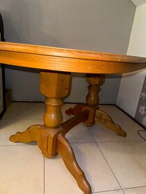 Masivní dubový stůl - 4