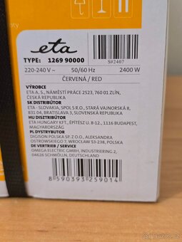 Žehlička ETA Tiara II 1269 [NOVÁ] - 4