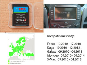 Mapy SD karta do navigace Ford Sync2 Sync1 MFD MCA FX - 4